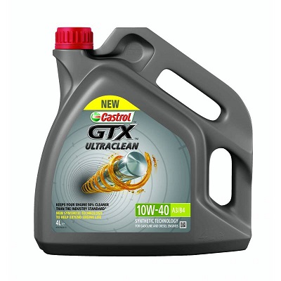 Масло моторное CASTROL GTX Ultraclean 10W-40 4л.