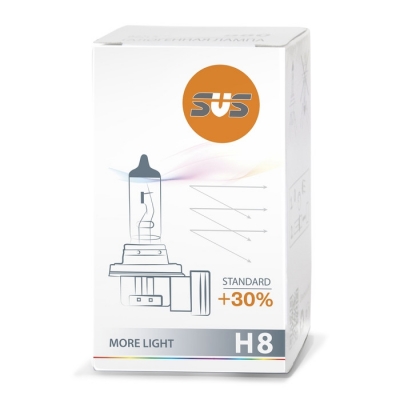Галогенная лампа 12V H8 35W PGJ19-1 Standard +30%