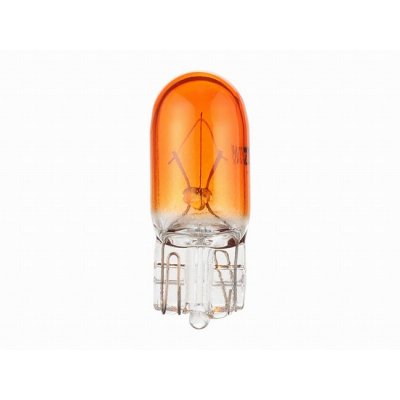 Лампа накаливания 12V W5W W2.1x9.5d желтая