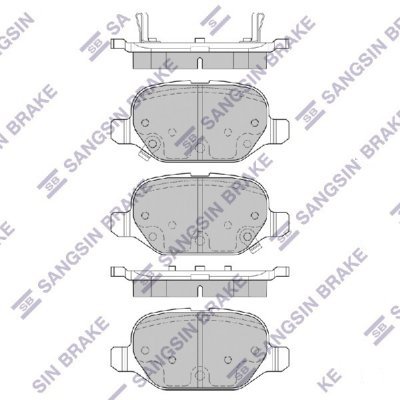 Колодки тормозные 2190, Vesta Hi-Q задние