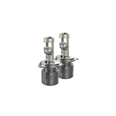 Лампа светодиодная 12V H4 SVS серии MaxLight mini lens (4575CSP/4250Lm/6000K/50W) комплект 2 шт.