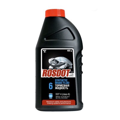 Жидкость тормозная ROSDOT 6 advanced ABS formula 455 гр.