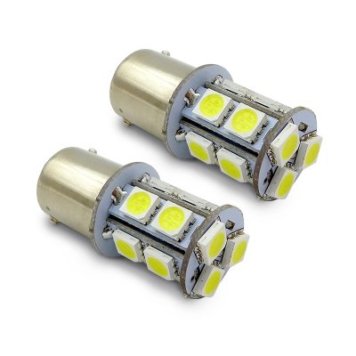 Лампа светодиодная 12V P21W T15 BA15S 13SMD 5050