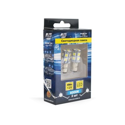 Лампа светодиодная 12V P21/5W T15 BA15d 13SMD 5050