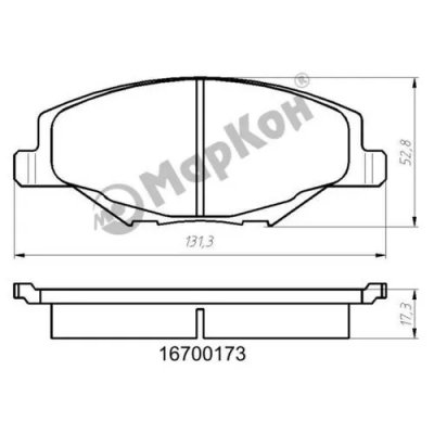 Колодки тормозные Fabia передние