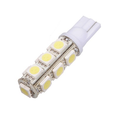 Лампа светодиодная 12V W5W T10 13SMD White