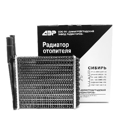 Радиатор отопителя 1118 (алюм.) с повышенной теплоотдачей (Сибирский вариант) "ПК ДЗР"