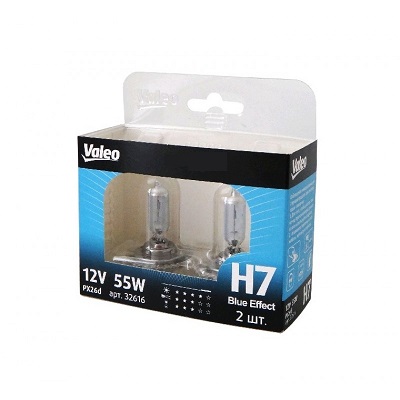 Комплект галогенных ламп H7 12V 55W Blue Effect 