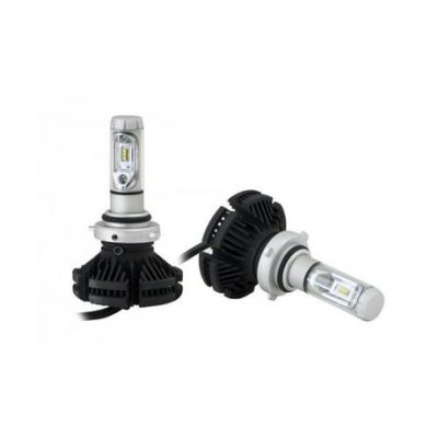 Лампа светодиодная 12V H4 5000K серии X3 6000Lm CSP-чип (2шт.)